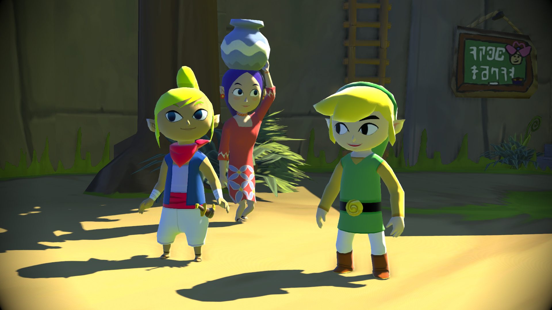 Legend of Zelda: Wind Waker HD Officially Announced, First Screens