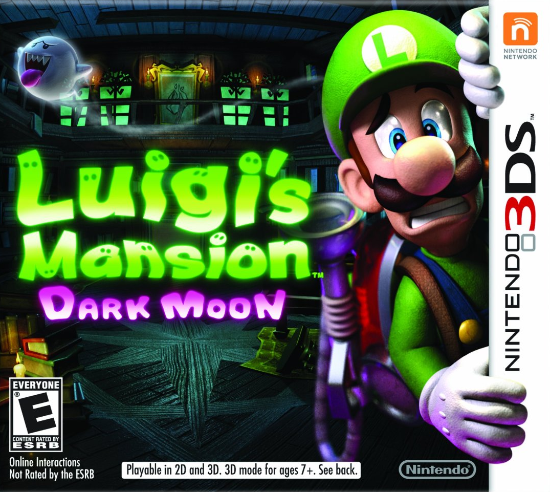 Luigi’s Mansion: Dark Moon Box Art & New Artwork