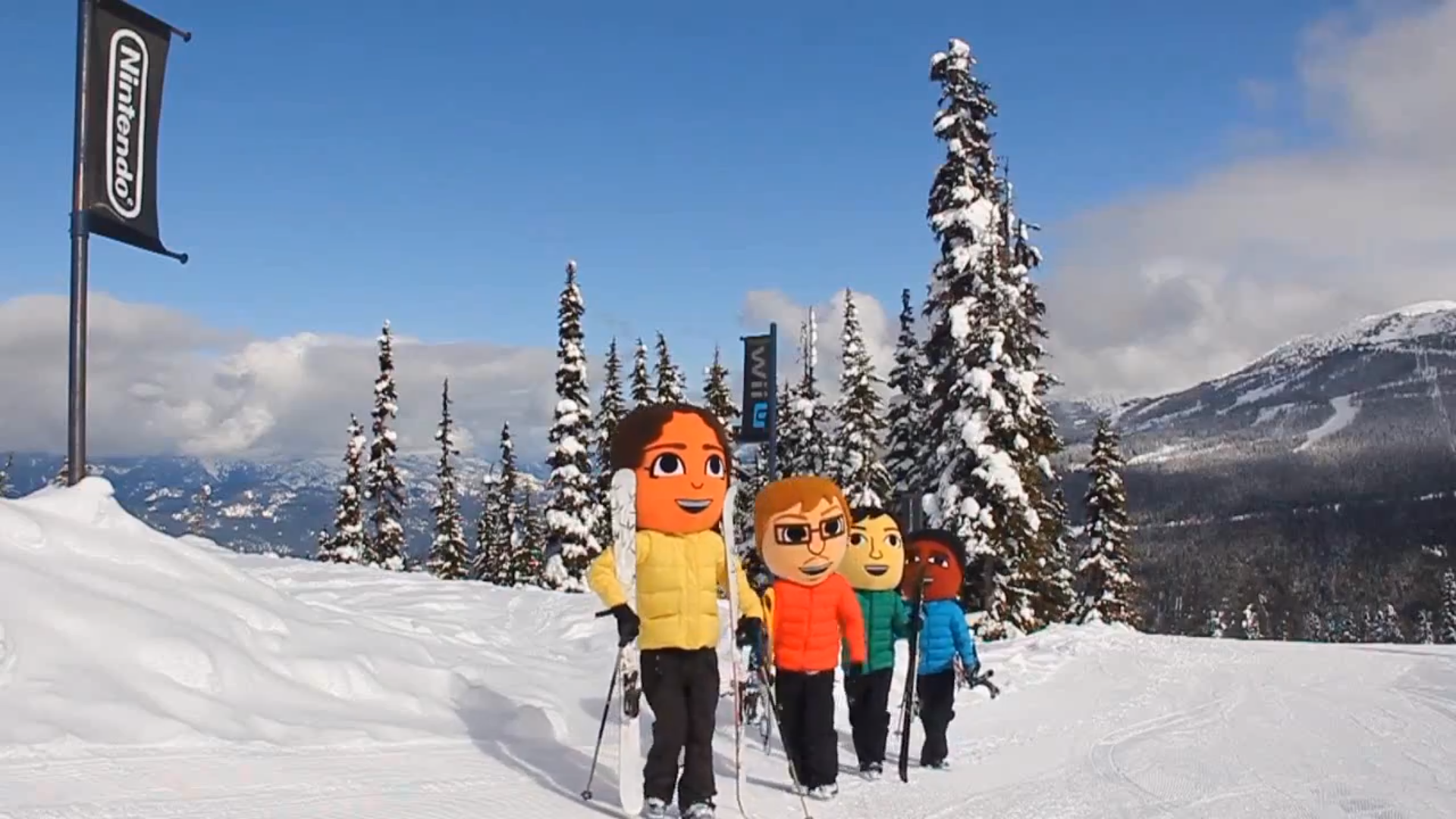 The Miis take a snow day at Whistler Blackcomb