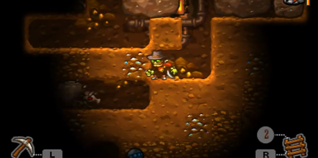 Steam World Dig demo footage