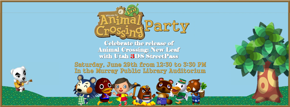 Utah 3DS StreetPass Animal Crossing Party