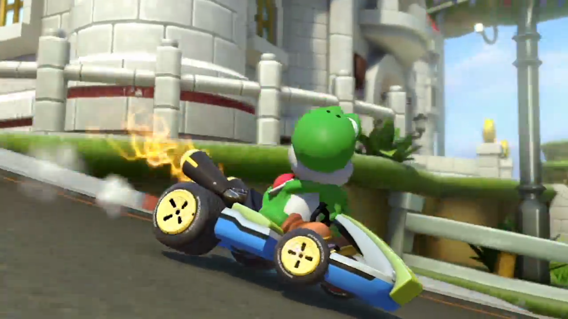 At least 30 characters in Mario Kart 8