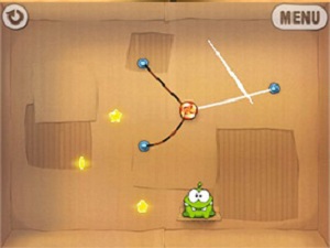 cut the rope gameplay