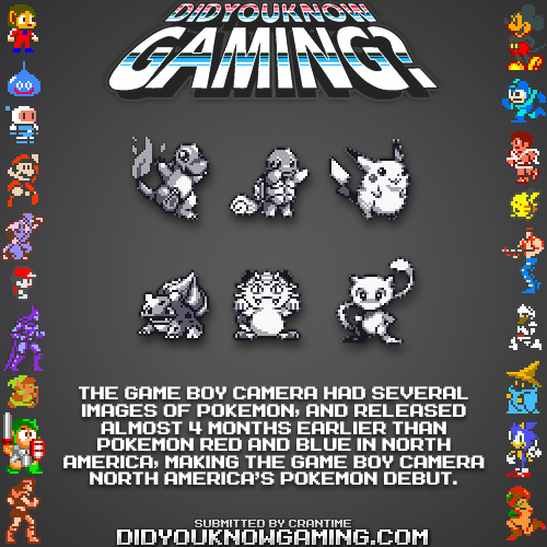 dykg - Pokemon and The Game Boy Camera