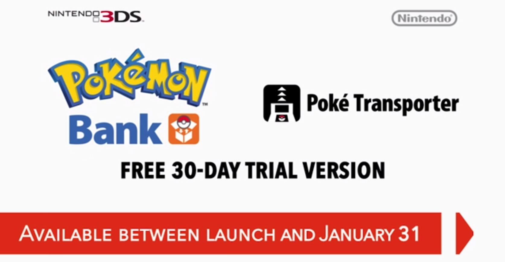 how to get pokemon bank free trial