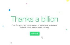 Kickstarter 1 billion