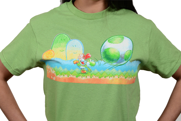 Yoshi’s New Island T-Shirt Now Available in US Club Nintendo Store