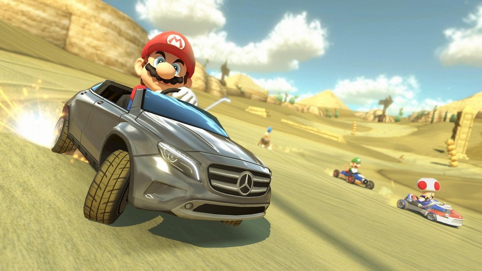 Mario Kart 8’s Mercedes Benz DLC Heading to the US and Europe