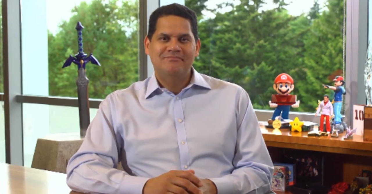 Reggie records a message for EVO 2014 participants