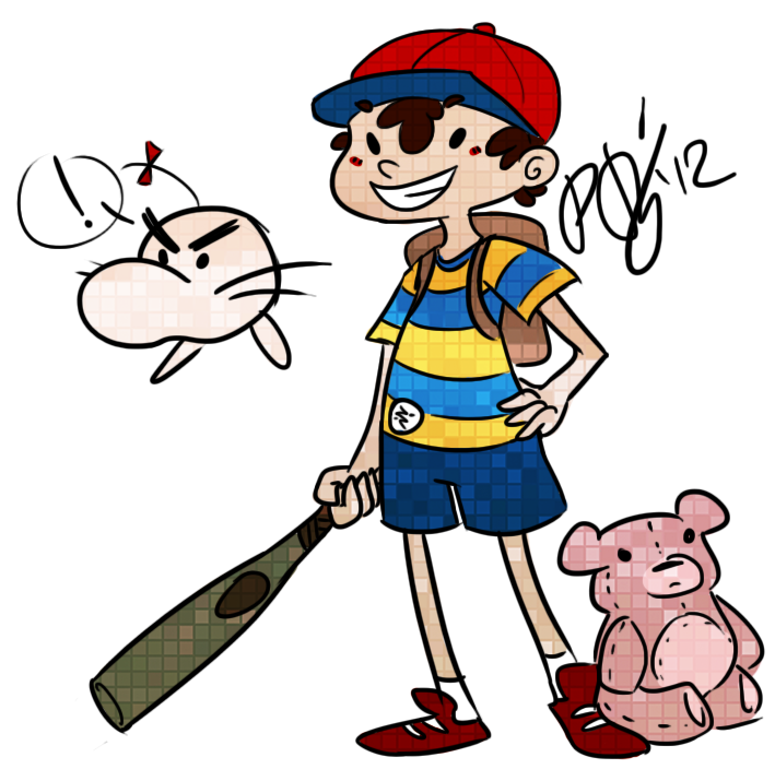 Ness is a Very Big Boy (Who Brings Teddy Bears to Fight With Him)