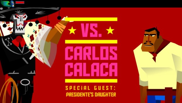 Guacamelee's fisuals are comical, bold and vibrant; reminiscent of a Saturday morning cartoon