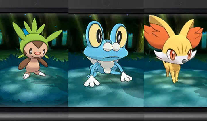Three More Pokémon for Pokémon X and Y