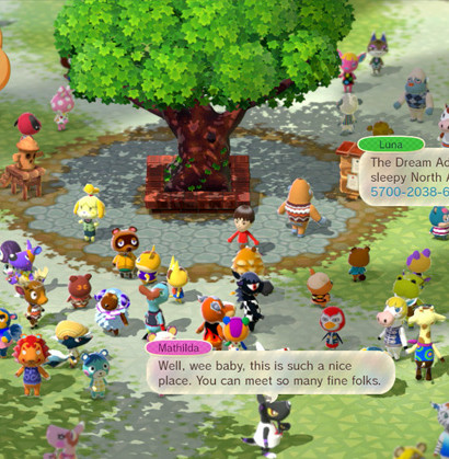 Animal Crossing Plaza on Wii U
