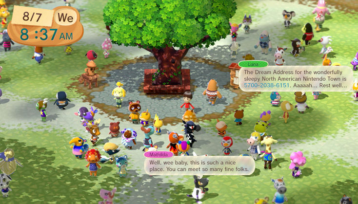 Animal Crossing Plaza on Wii U