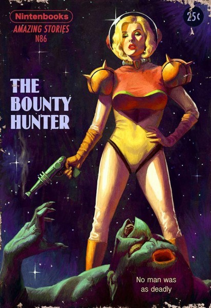 Metroid pulp fiction cover