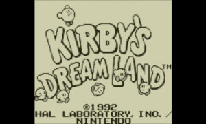 Kirby's Dream Land - title