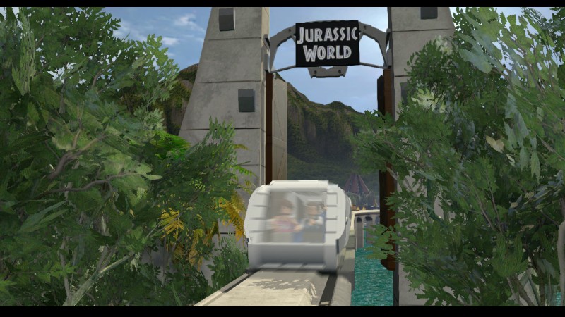 Lego Jurassic Wii U - World entrance