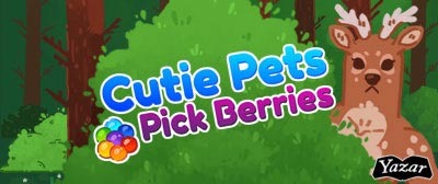 Cutie Pets Pick Berries - banner