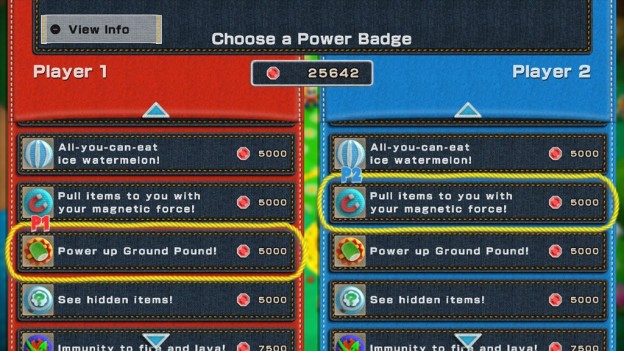 Yoshi's Woolly World - power badges