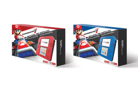 Nintendo reveals new red and blue 2DS colors