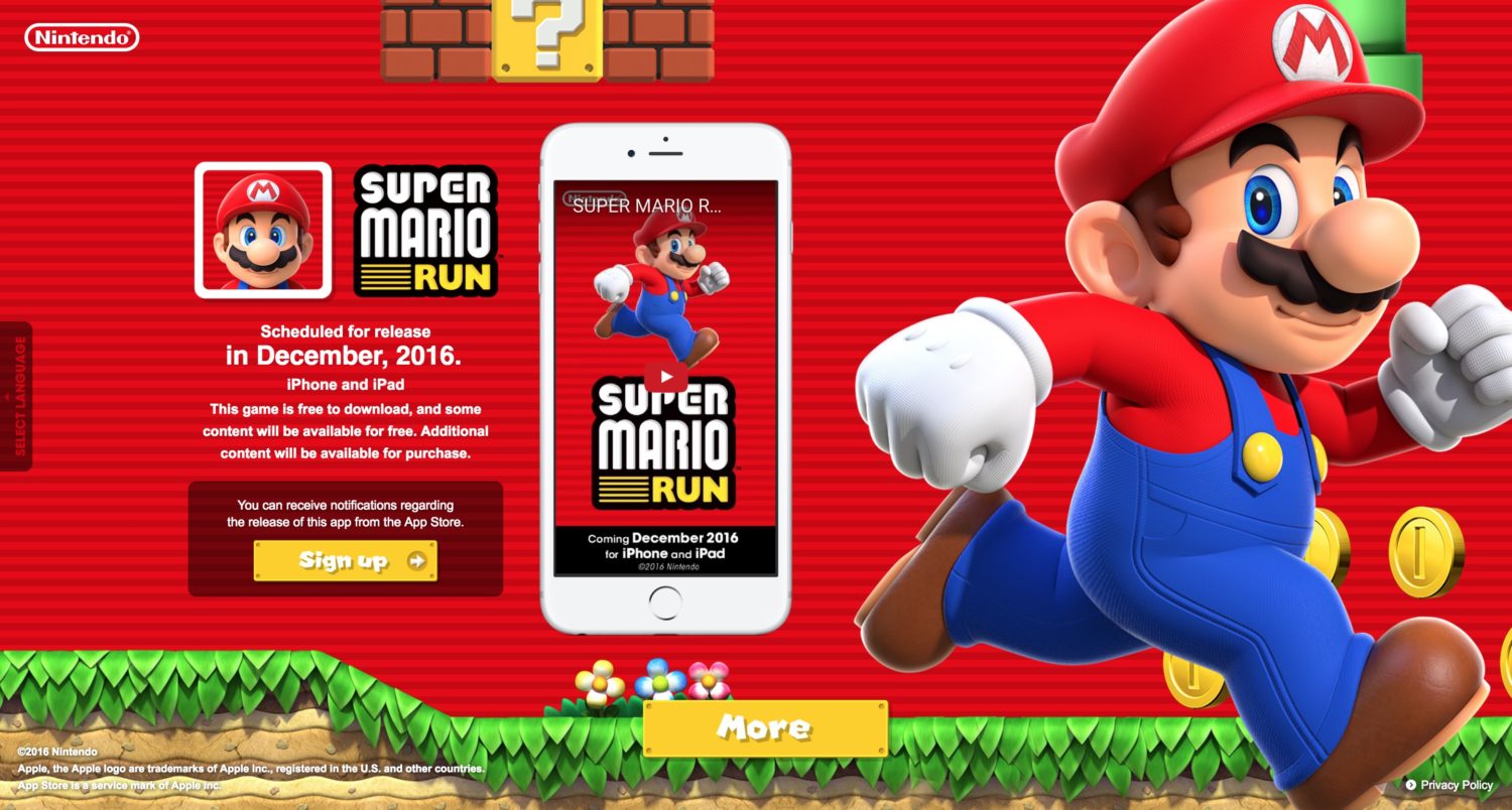 Super Mario Run na App Store