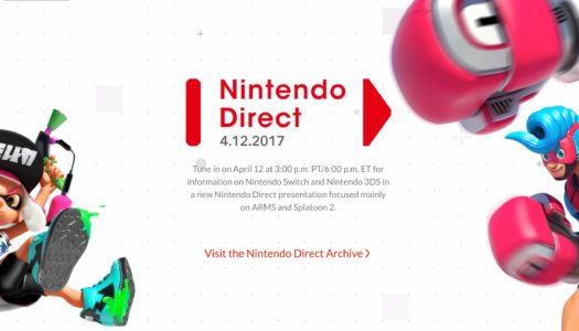 Watch the Nintendo Direct Live Stream here