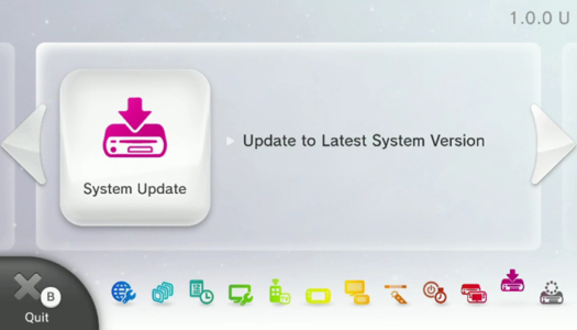 Wii U system updated for the first time in 18 months