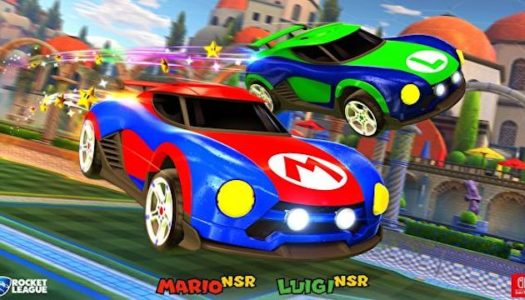 Check out Rocket League’s exclusive Mario and Metroid cars for Nintendo Switch
