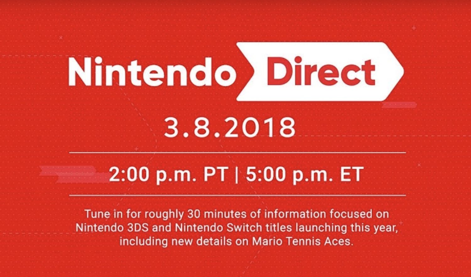 New Nintendo Direct Airing Tomorrow, March 8 at 5pm ET Pure Nintendo