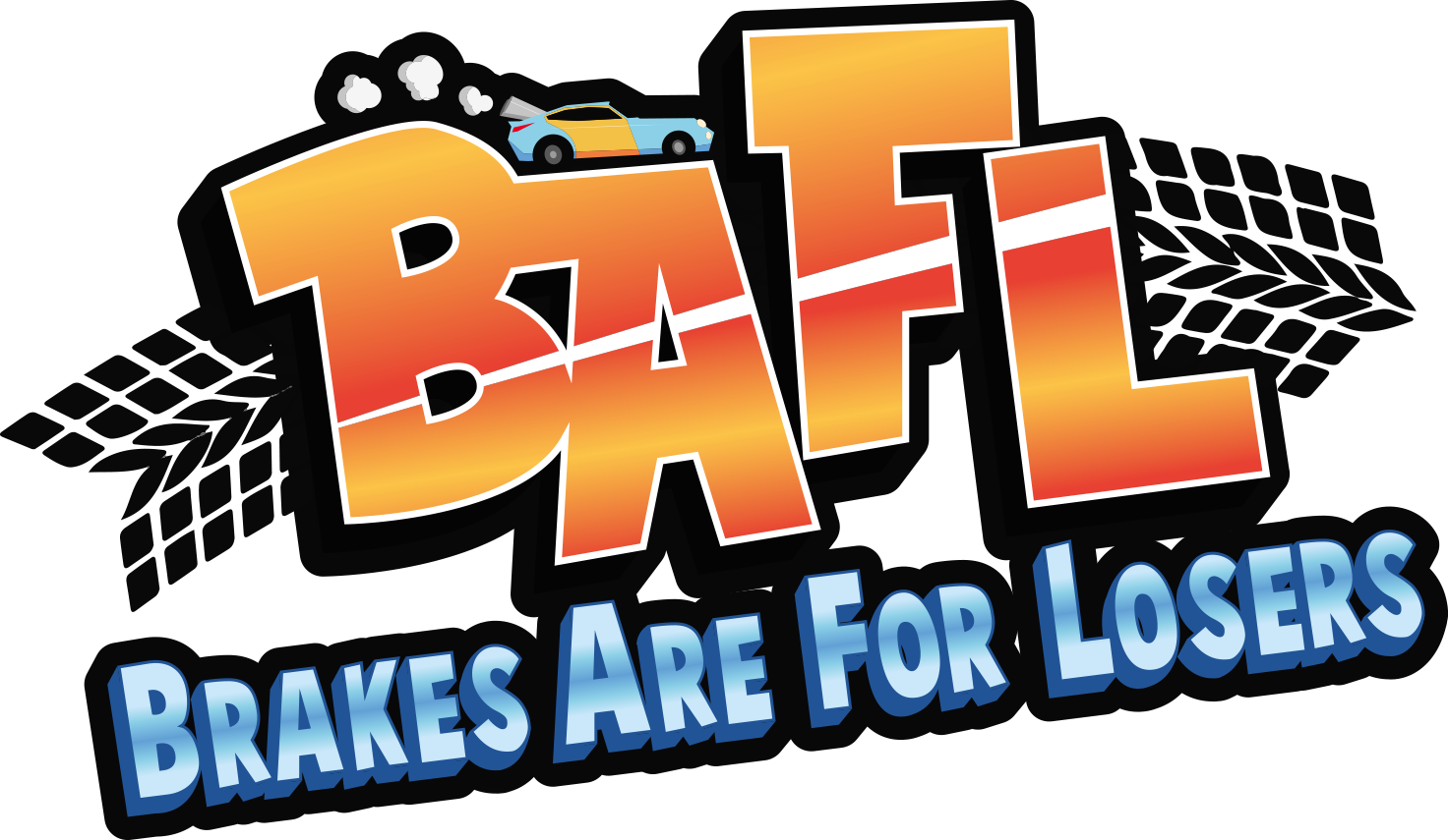 Random gaming. BAFL — Brakes are for Losers. Brakes games logo. Copyrites is for Losers Scooter.