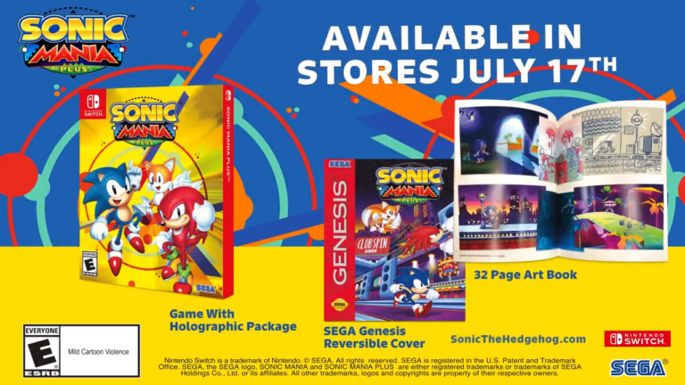 sonic mania plus switch