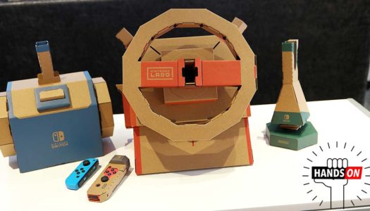 Showing off the Nintendo Labo: Vehicle Kit