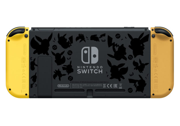 Pokemon Let's Go Pikachu and Eevee console (back)