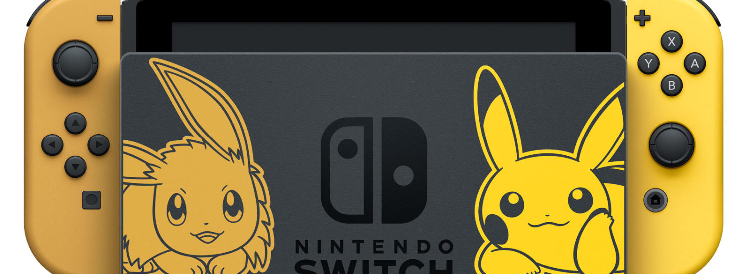 Pokemon Let's Go Pikachu - Let's Go Eevee - Console and Dock