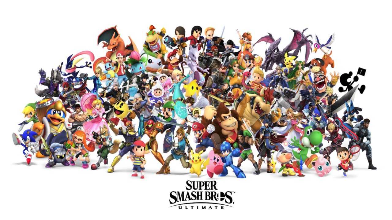nintendo switch with super smash bros ultimate