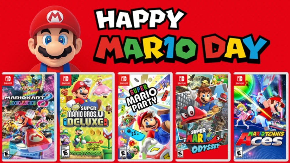 MAR10 day celebrates Mario with discounts and events - Pure Nintendo