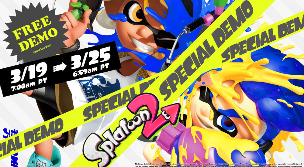 Splatoon 2 special demo artwork