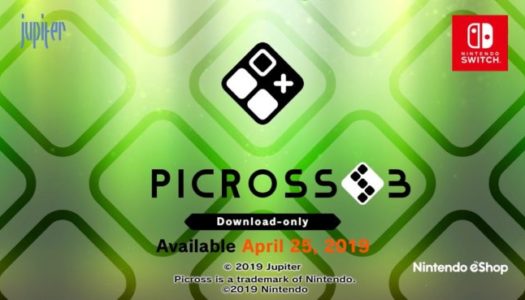 Picross S3 announced, is out April 25th