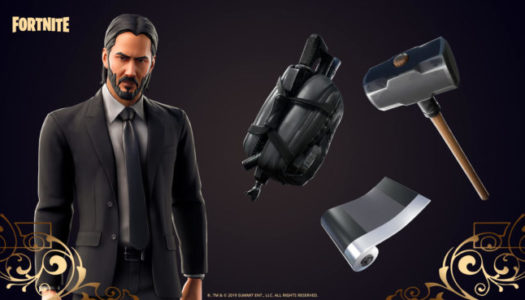 Grab ahold of those coins as John Wick in Fortnite