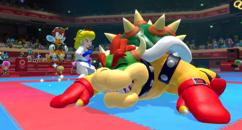 Peach VS. Bowser Karate