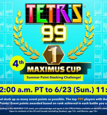 Nintendo Switch - Tetris 99 4th Maximum