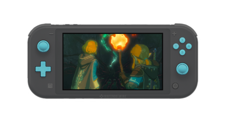 Breath Of The Wild Switch Lite - Front