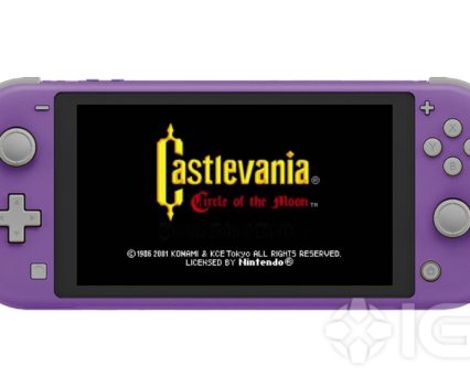 Castlevania Purple Switch Lite