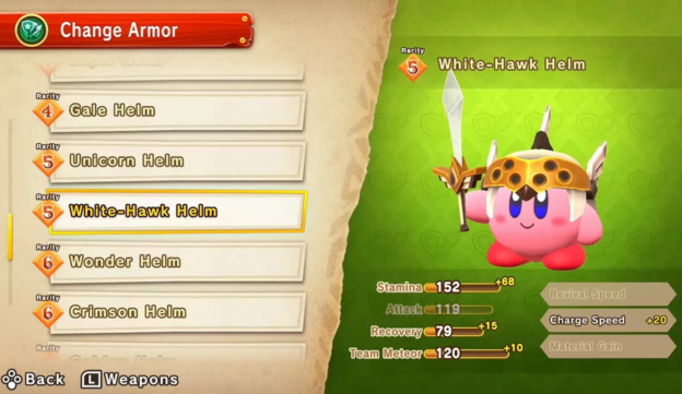 Here's the list of quests awaiting Kirby!