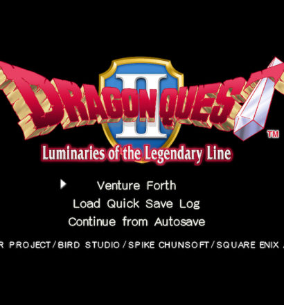 Dragon Quest II - title screen