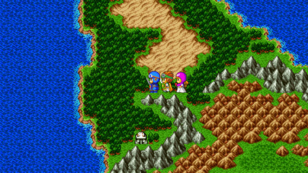 Dragon Quest II - World map