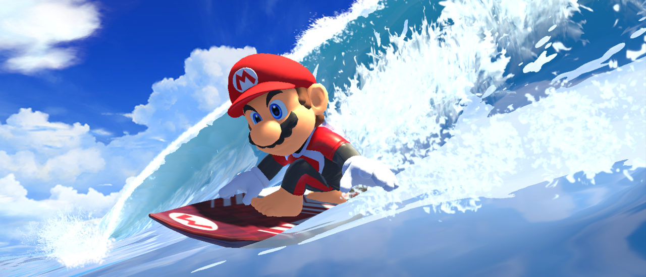 Mario Sonic Tokyo 2020 Olympic Games Surfing