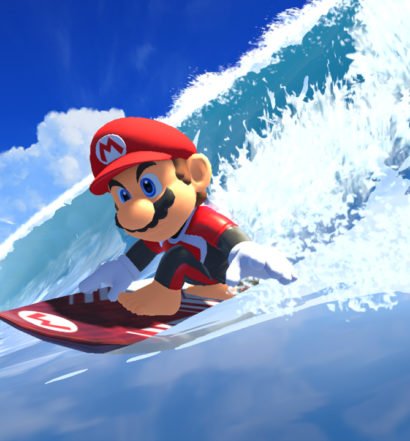 Mario Sonic Tokyo 2020 Olympic Games Surfing