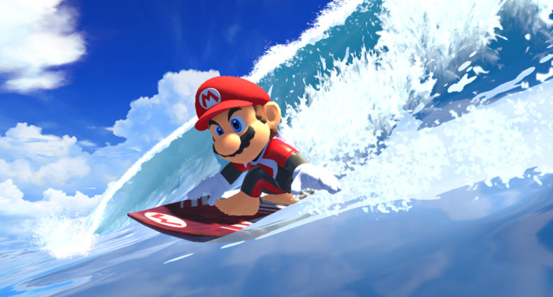 Mario Sonic Tokyo 2020 Olympic Games Surfing