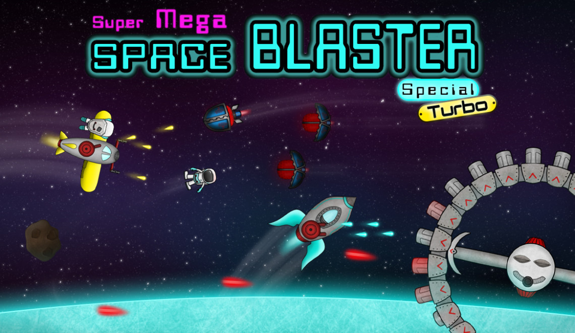 Super Mega Space Blaster Special Turbo - Nintendo Switch - title screen
